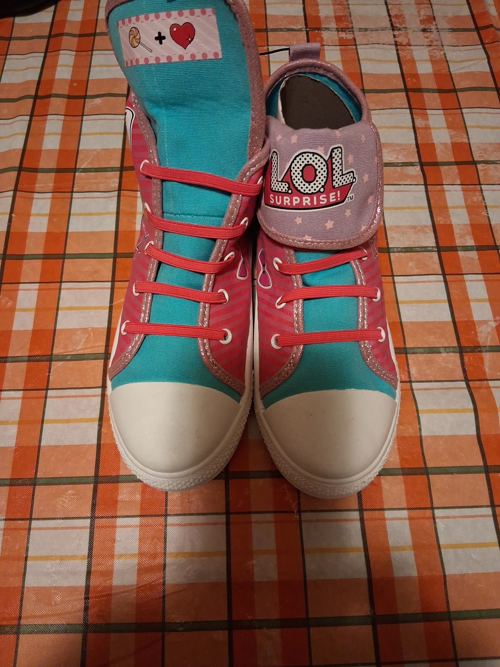 L.O.L. Surprise! Kids' Pink & Teal Lace-Up Sneakers